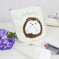 Hedgehog Makeup Canvas Bag | LotusTing