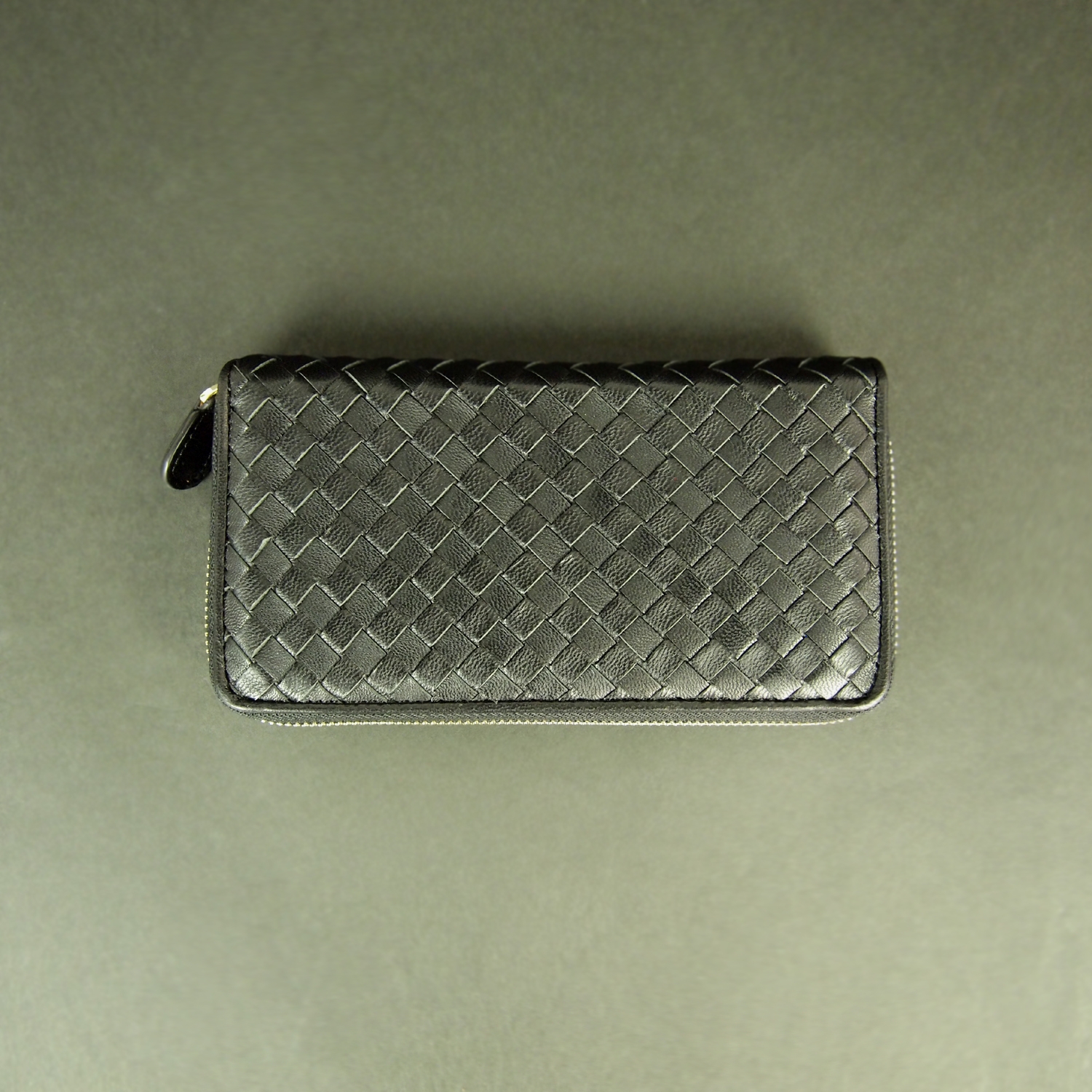 Modern Heritage Natty Woven Lamb Leather Wallet  Front View